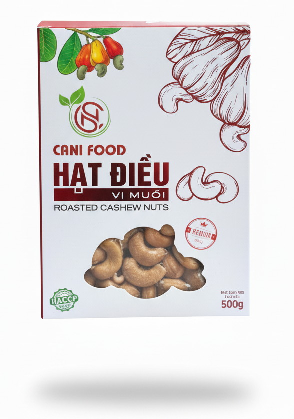 Hạt Điều Vị Muối Canifood 500g