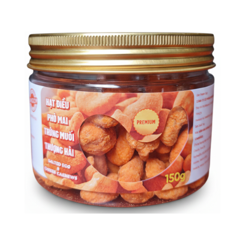 Hạt điều phô mai trứng muối 150g